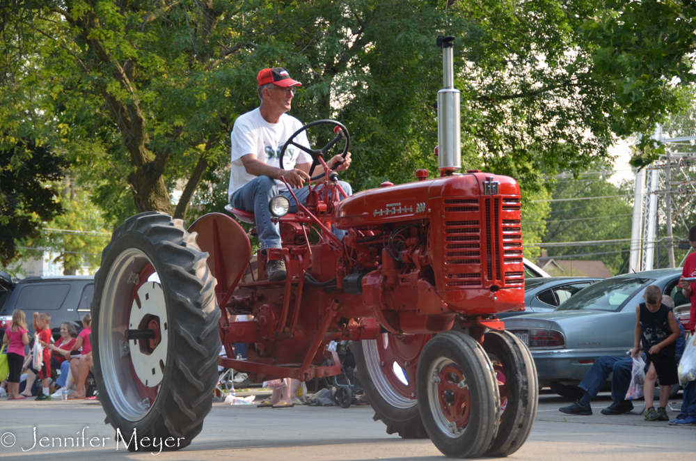 Then came the tractors.