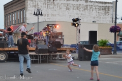 There was live music and some dancing.