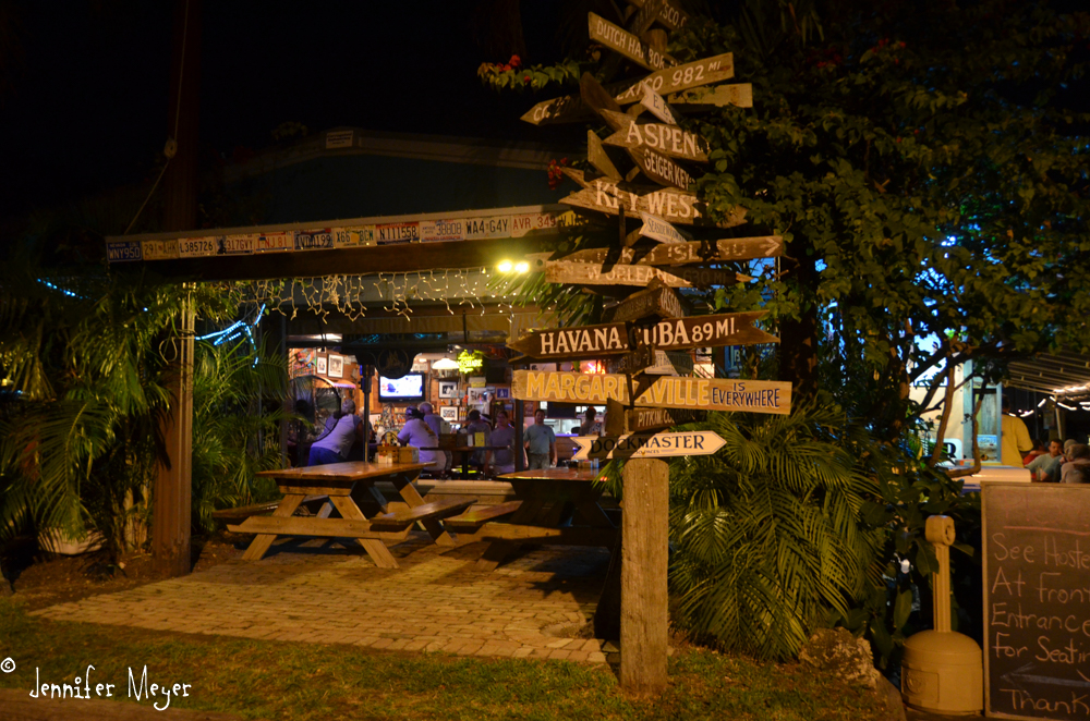 More directions. I guess people get lost a lot in the Keys.