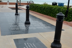 Names of residents lost to AIDS.