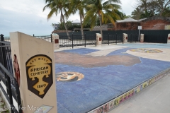 Africans rescued from an illegal slave ship were buried near here.