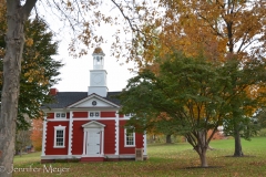 Replica of the first official court house of Lancaster County.