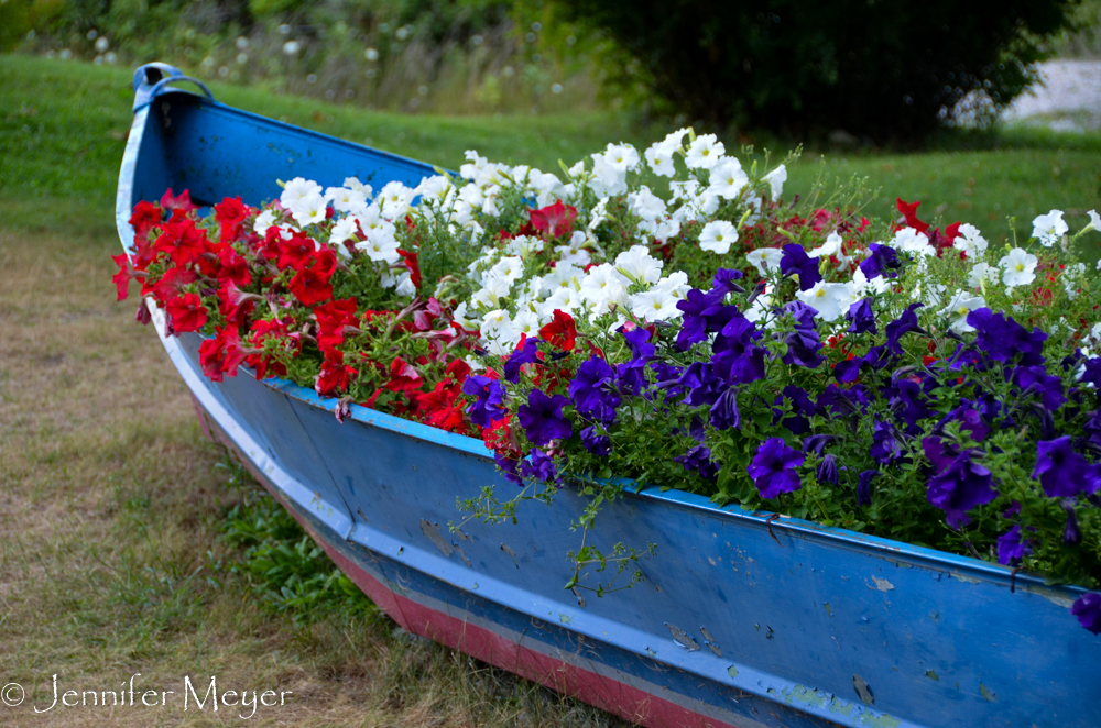 Boat for a planter.