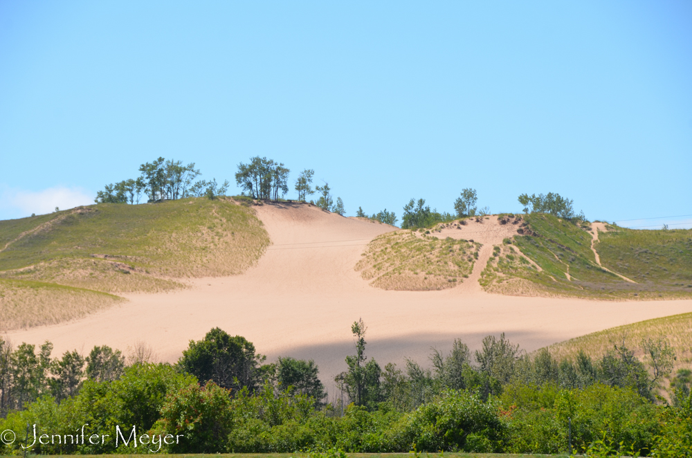This was the closest we would get to Sleeping Bear Dunes.