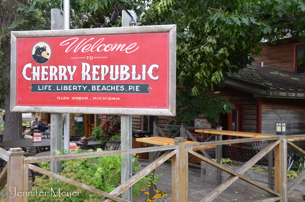 My brother and his wife introduced us to Cherry Republic.
