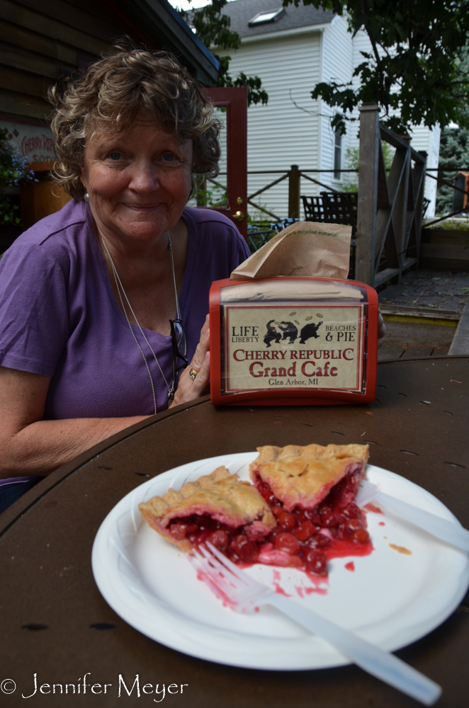 We had to have some cherry pie.