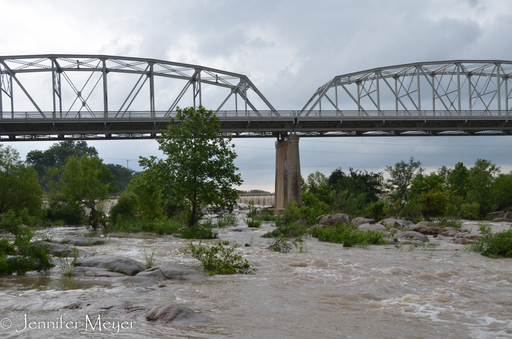Normally, this is a small river.