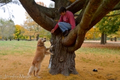 She really didn't think I should be up there.