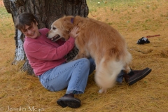 She gives me a loving reprimand.