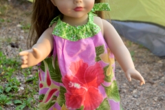 And this dress matches one she made for Maddie.