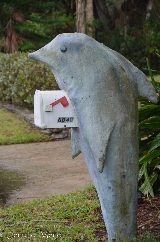 Past more cute mailboxes.
