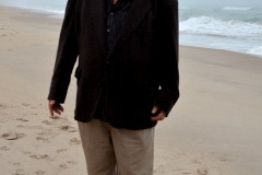 I loved Tom's beach professor look.