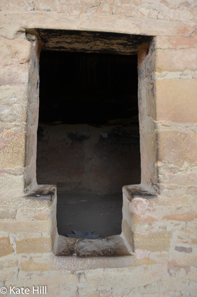 A typical t-shaped doorway.