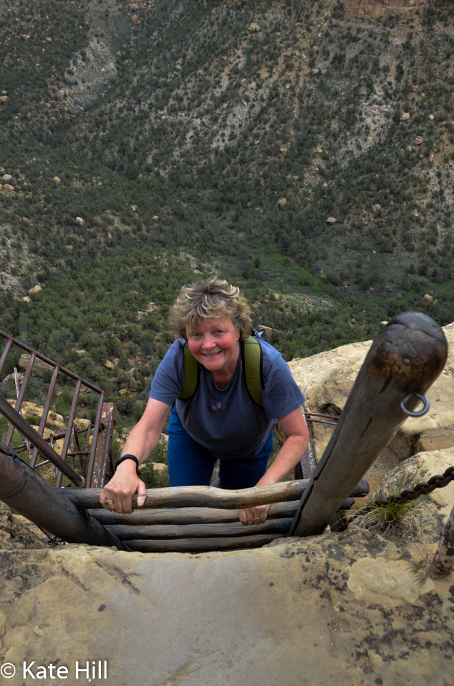 I can't believe Kate, who's afraid of heights, is doing this!