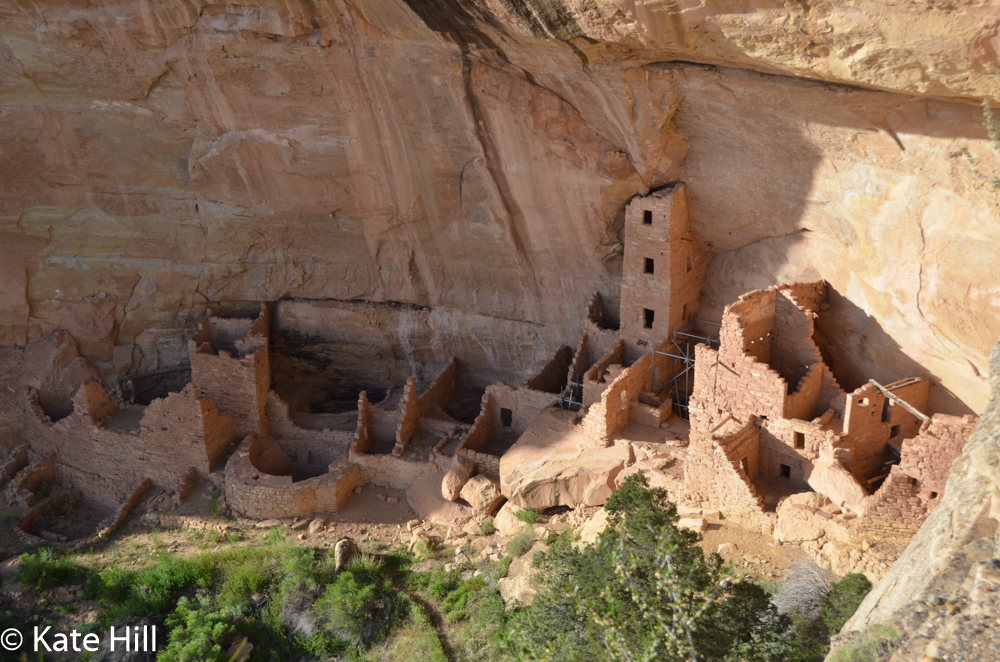 We drove to another lookout to see this village being restored.