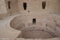 The kiva, where people prayed and socialized.
