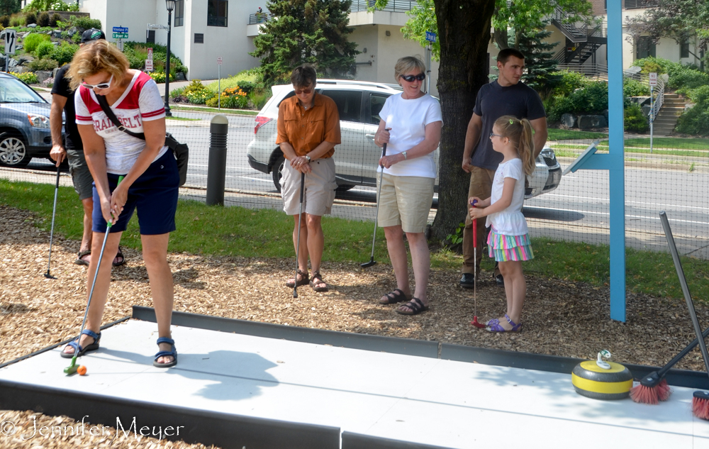 Walker Art Museum had an artist version of miniature golf.