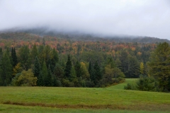 The clouds were beginning to lift on the way back.