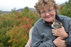 We took Bailey and Gypsy for a little hike.