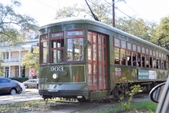 The St. Charles streetcar.