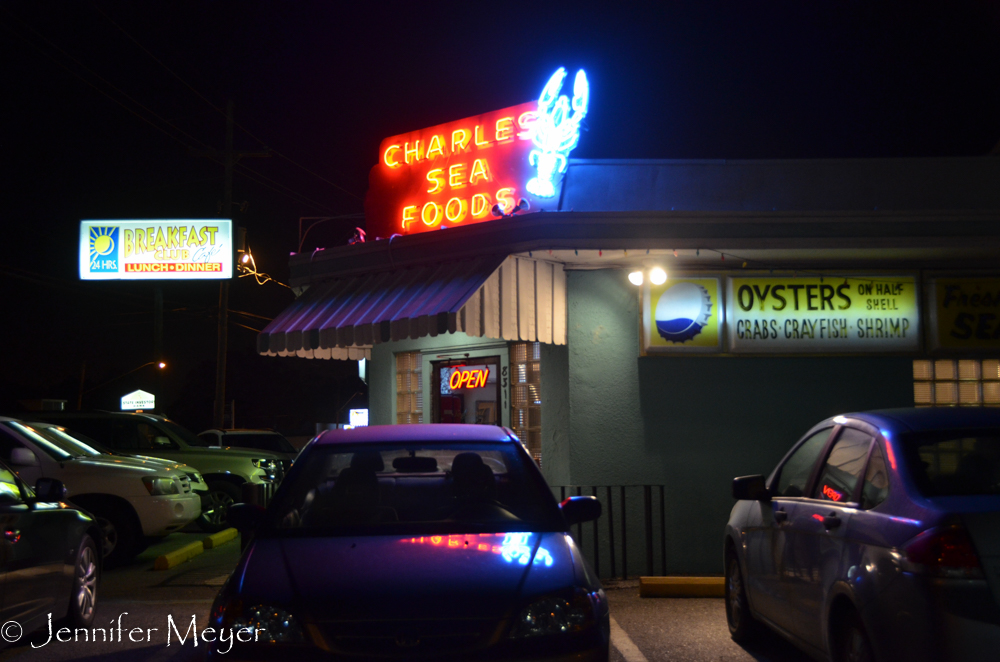 They took us to this great little joint for dinner.