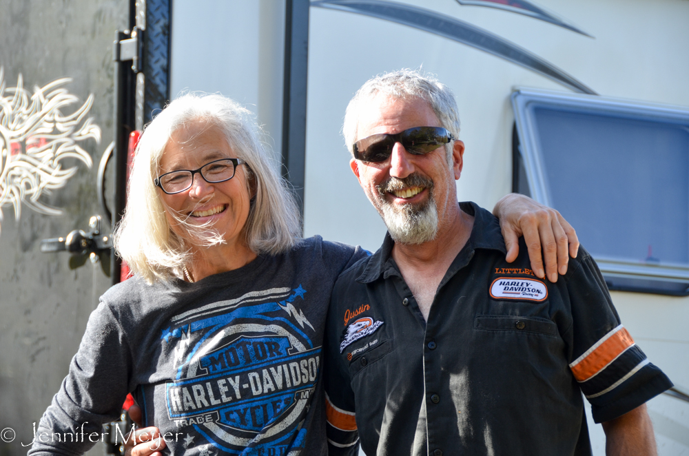 Campground neighbors, Pam and Mike.