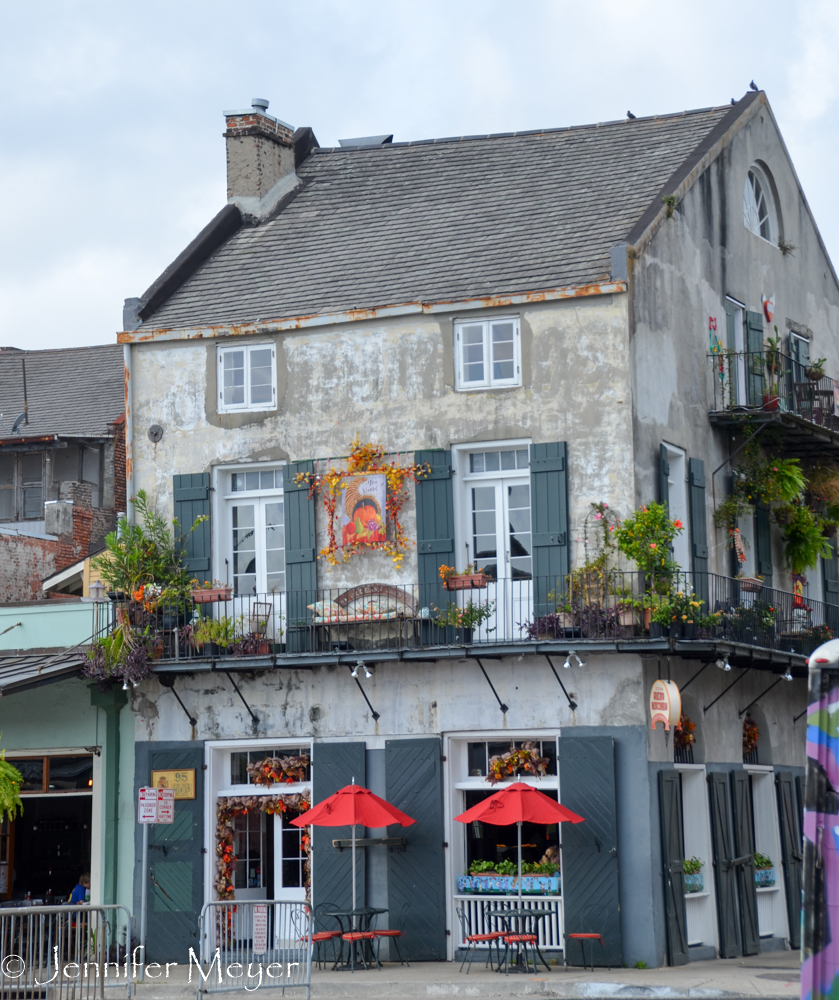 I love the old buildings in this district.
