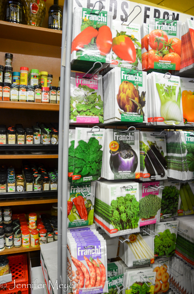 The market sold everything from seeds to spices.