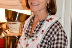 Beth in her cute apron.