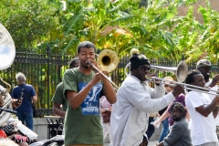 This brass band was great.