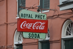 Old drug store sign.