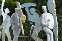 Jazz fountain.