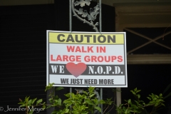 Later that night, a tourist was murdered near here.