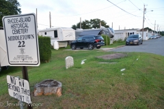 There was a tiny cemetery in the RV park.