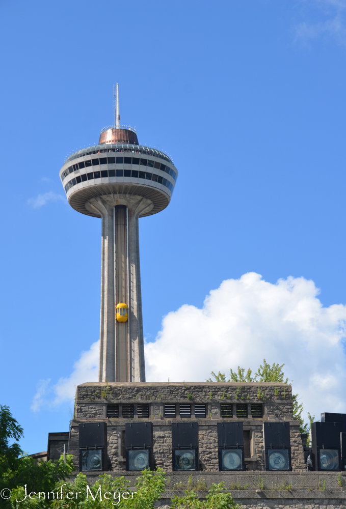 Going to the top would be fun.