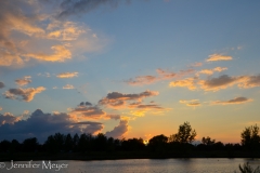 We went on a walk after dinner and caught the tail end of this sunset.