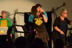 Alligator, on the left, supplied digital backup.