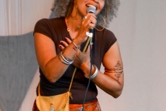 She sang a song she wrote for mothers who have lost children to violence.