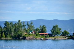 House on an island.