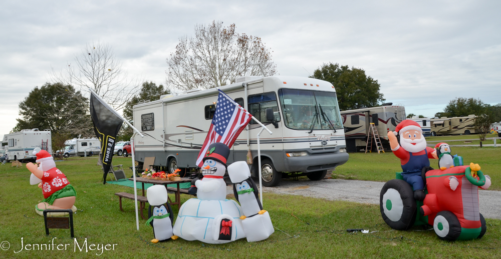 Some RV'ers really get into it.