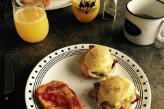 I was inspired to make eggs benedict one morning.