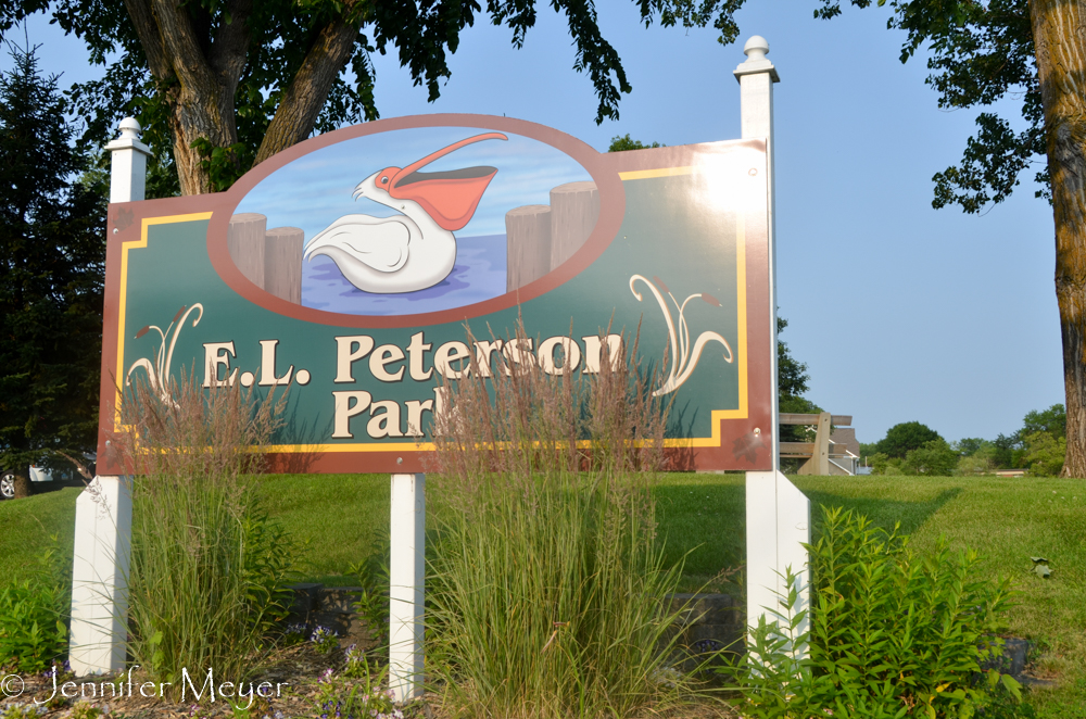 We found this great park in downtown Pelican Rapids.