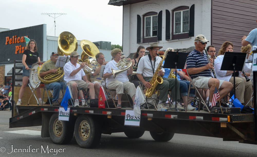 Brass band.