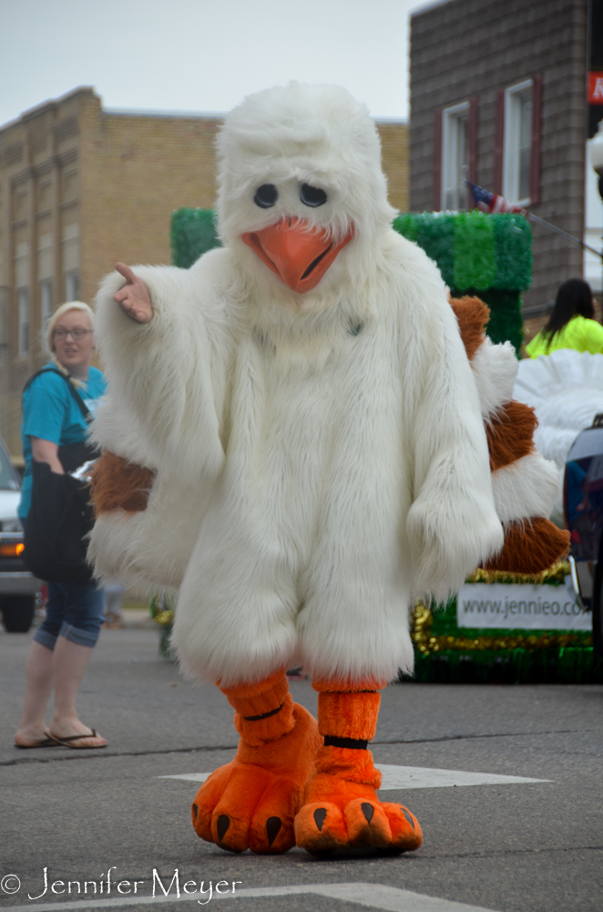 A giant turkey.