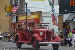 Classic fire truck.