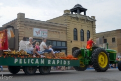 Tractor float.