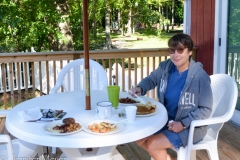 We got a huge free breakfast for staying in the parking lot for the night.