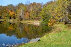 The lake was small and sweet.