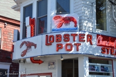 The Lobster Pot is a well-known landmark.