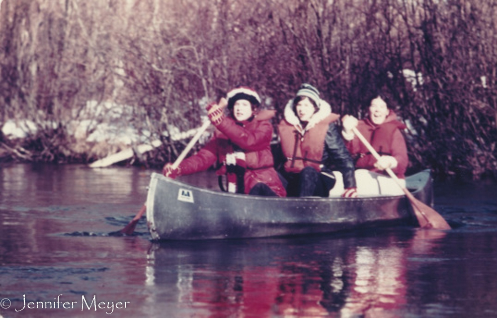 Our friends' boat back in 1974.